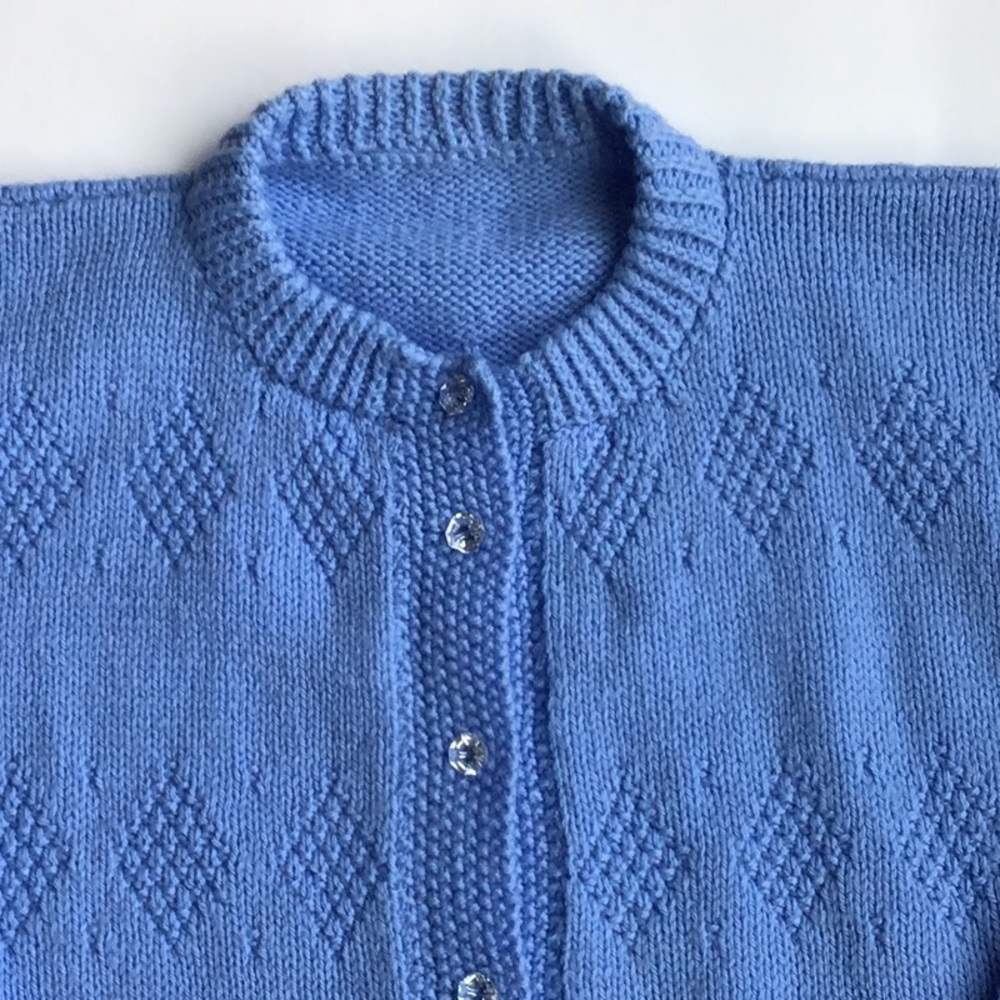Blue Women's Cardigan Sweater